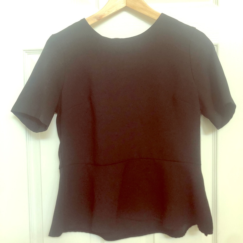 Banana republic peplum blouse